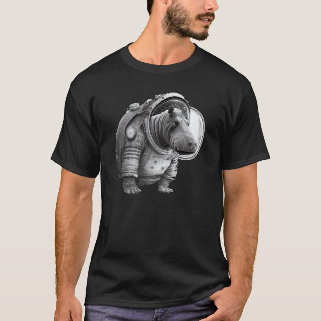 Camiseta Astronauta Hippo 3 (Anverso)