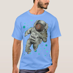 Camiseta Astronauta HODL BTC A la Luna Bitcoin
