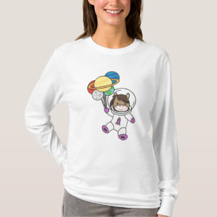 Camiseta Astronauta Horse Ponny Planet Earth Marte
