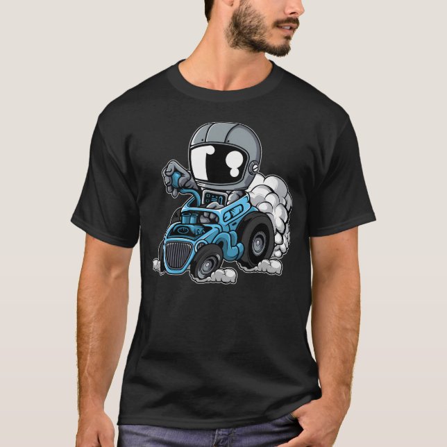 Camiseta Astronauta Hot Rod (Anverso)