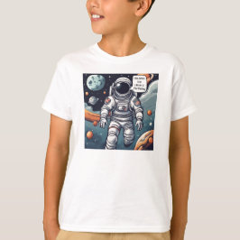 Camiseta Astronauta Houston, ¡Tenemos Un Cumpleaños!