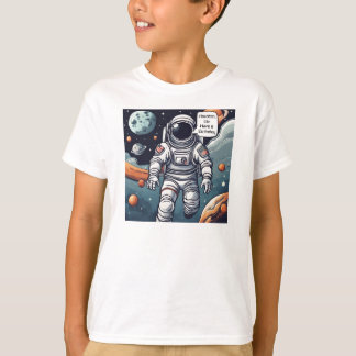 Camiseta Astronauta Houston, ¡Tenemos Un Cumpleaños!