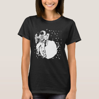 Camiseta Astronauta Intérprete de Armónica Con Armonicista 