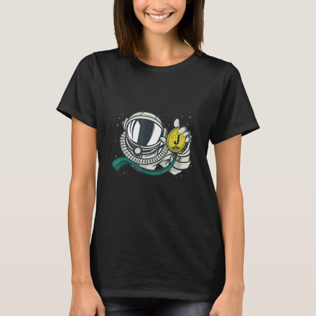 Camiseta Astronauta Jade Holder Diamond Hands For Jade (Anverso)