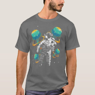 Camiseta Astronauta Jellyfish Space Ship Universe Galay Pla