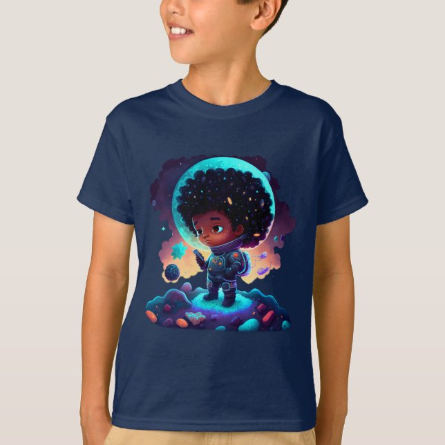 Camiseta Astronauta joven (Anverso)