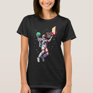 Camiseta Astronauta jugando Sketll planetas espacio exterio