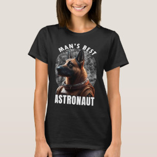 Camiseta Astronauta K 9 Malinois Space Suit Man es el mejor