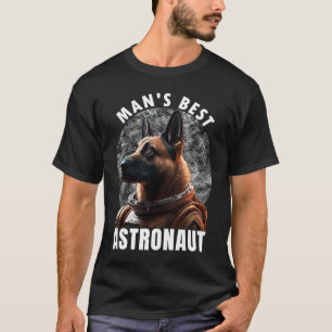 Camiseta Astronauta K 9 Malinois Space Suit Man es el mejor