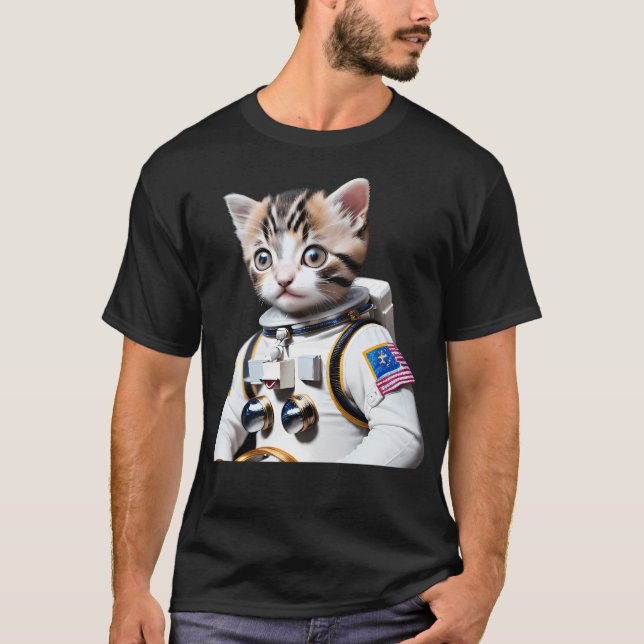 Camiseta Astronauta Kitten (Anverso)