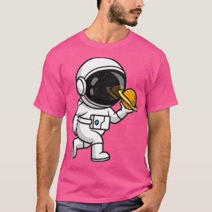 Camiseta Astronauta linda Personalizado planetario