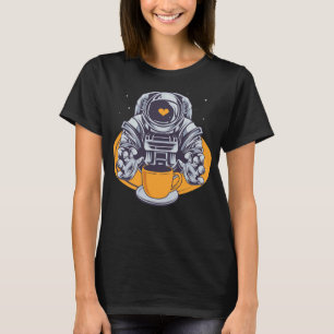 Camiseta Astronauta Love Coffee