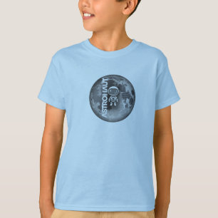 Camiseta Astronauta Luna • Gráfica Explorador Espa