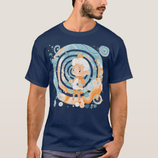Camiseta Astronauta mate en un giro de 2000 a 2000