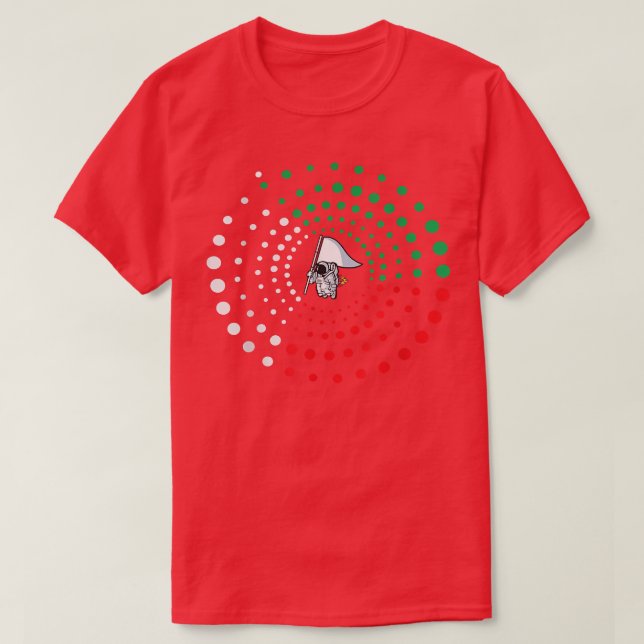 Camiseta Astronauta MEN Gif Idea (Diseño del anverso)