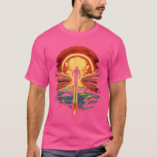 Camiseta Astronauta Mercurio Rocket Space Planet Science As