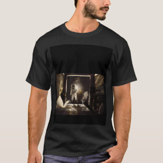 Camiseta Astronauta mirando por la ventana