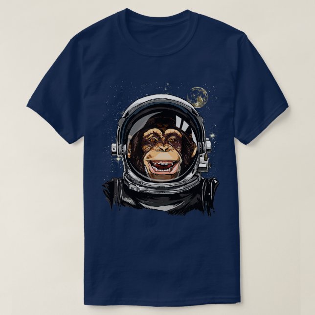 Camiseta Astronauta Mono Astronauta Exploración espacial As (Diseño del anverso)
