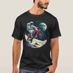 Camiseta Astronauta montando la cruz en la luna