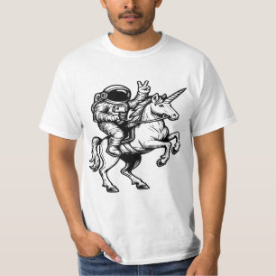 Camiseta Astronauta montando un Unicornio