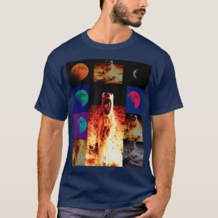 Camiseta Astronauta Moon EDM