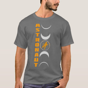 Camiseta Astronauta Moon Phases Premium T-Shirt