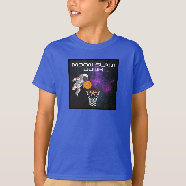 Camiseta Astronauta moon Slam Dunk (Anverso)