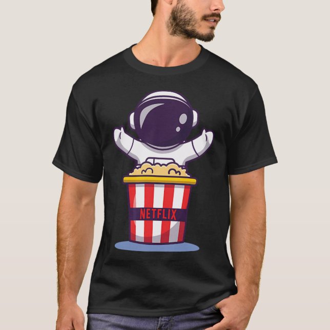 Camiseta Astronauta Movie Lover (Anverso)