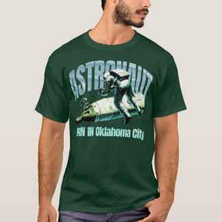 Camiseta Astronauta Nacido En Oklahoma