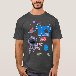 Camiseta Astronauta Nacimiento Niño 10 Años