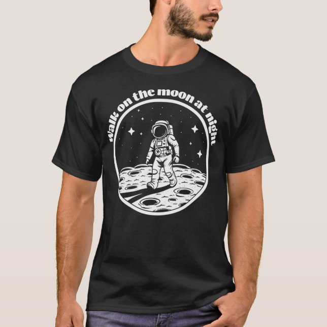 Camiseta Astronauta Nocturnal Moon Walker (Anverso)