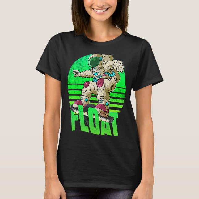Camiseta astronauta OneWheeskate Propietario del float oneW (Anverso)
