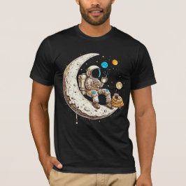 Camiseta Astronauta para beber café