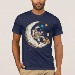 Camiseta Astronauta para beber café