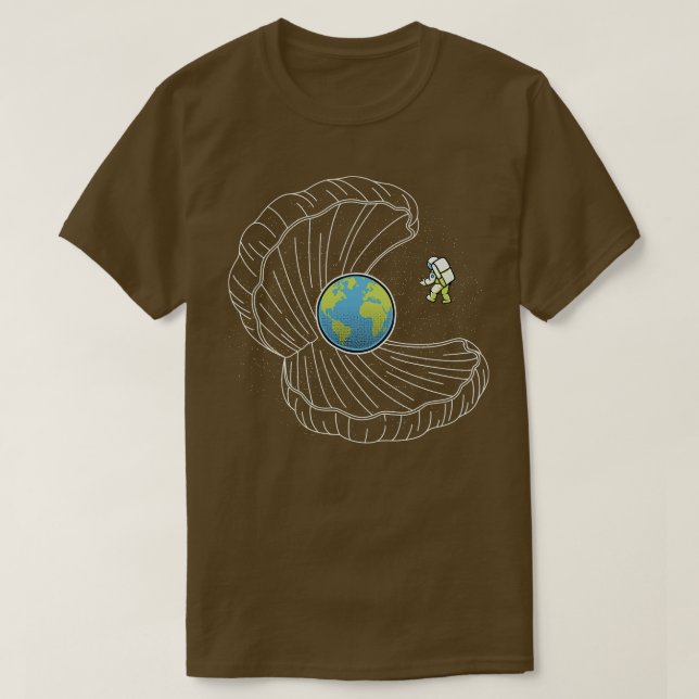 Camiseta Astronauta Pearl Earth de Tobe Fonseca (Diseño del anverso)