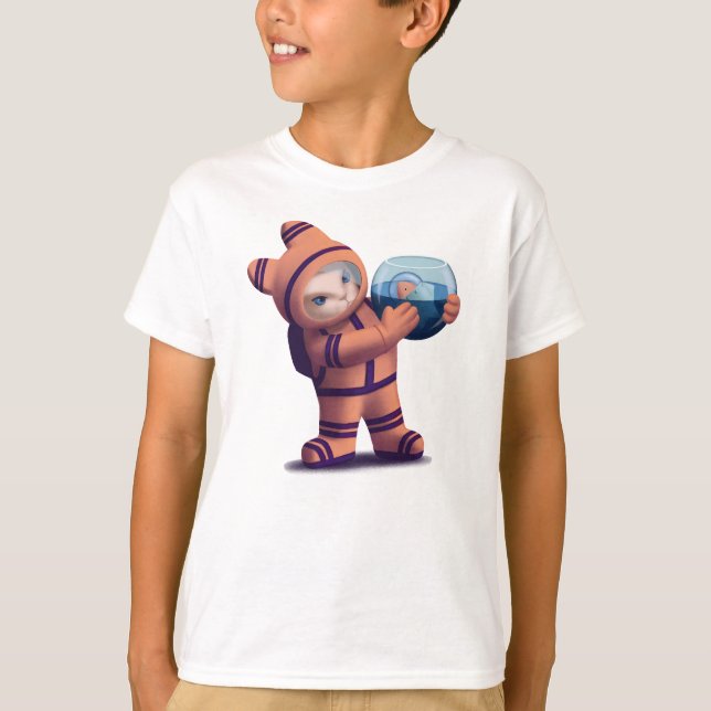 Camiseta Astronauta pequeño (Anverso)