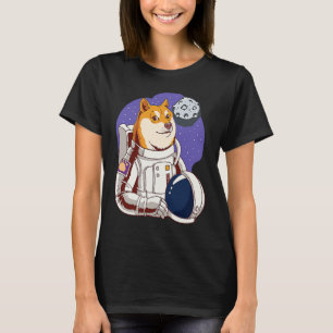 Camiseta Astronauta Perro De Camino A La Luna I Para Hombre