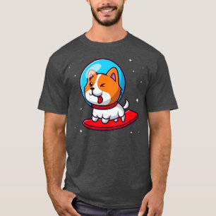 Camiseta Astronauta Perro en Personalizado espacial