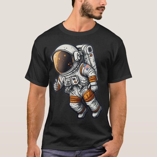 Camiseta Astronauta personalizado (Anverso)