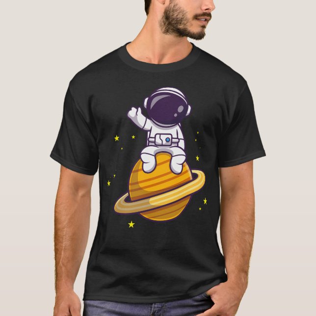 Camiseta Astronauta personalizado (Anverso)