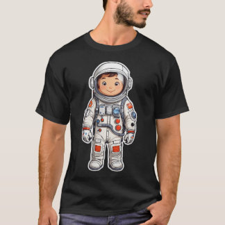 Camiseta Astronauta Personalizado amigable