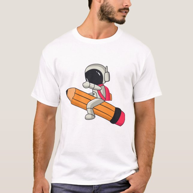 Camiseta astronauta Personalizado - Divertida (Anverso)