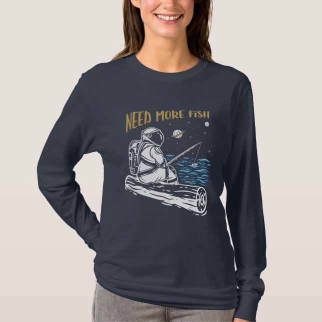 Camiseta Astronauta pesquera (Anverso)