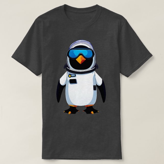 Camiseta Astronauta pingüino (Diseño del anverso)