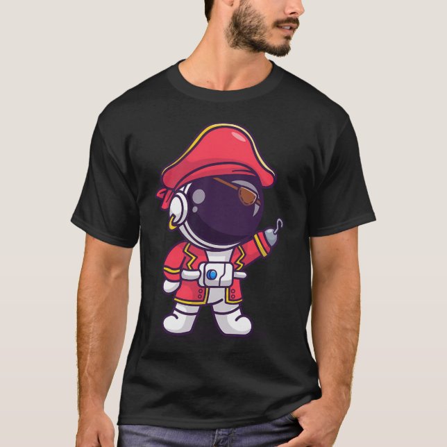 Camiseta Astronauta pirata (Anverso)