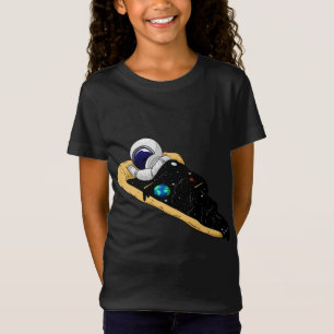 Camiseta Astronauta Pizza Astronauta de la Galaxia de Comid