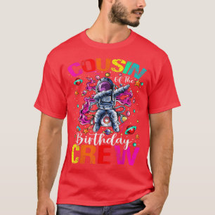Camiseta Astronauta primo de la tripulación de cumpleaños p