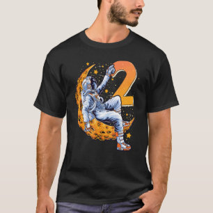Camiseta Astronauta relajado Chica del segundo cumpleaños 2