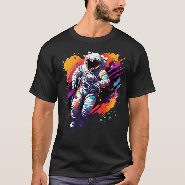Camiseta Astronauta retro de Guay (Anverso)