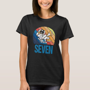 Camiseta Astronauta retro niño de 7 años de edad